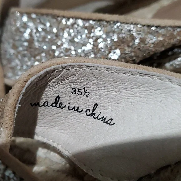 Joie Womens Ianna Espadrille Gold Sandals - Picture 8 of 13